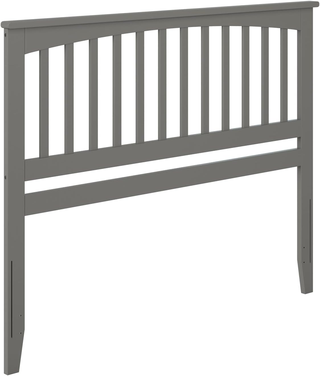 AFI, Mission Queen Solid Wood Headboard, Grey