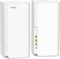 Tenda AX5400 Mesh WiFi 6 System Nova MX15 Pro - 5600 sq.ft WiFi Coverage - Whole Home WiFi 6 Mesh System - Dual-Band Mesh Router for 200 Devices - 6 * 3dBi Antennas for Strong Signal - 2-Pack