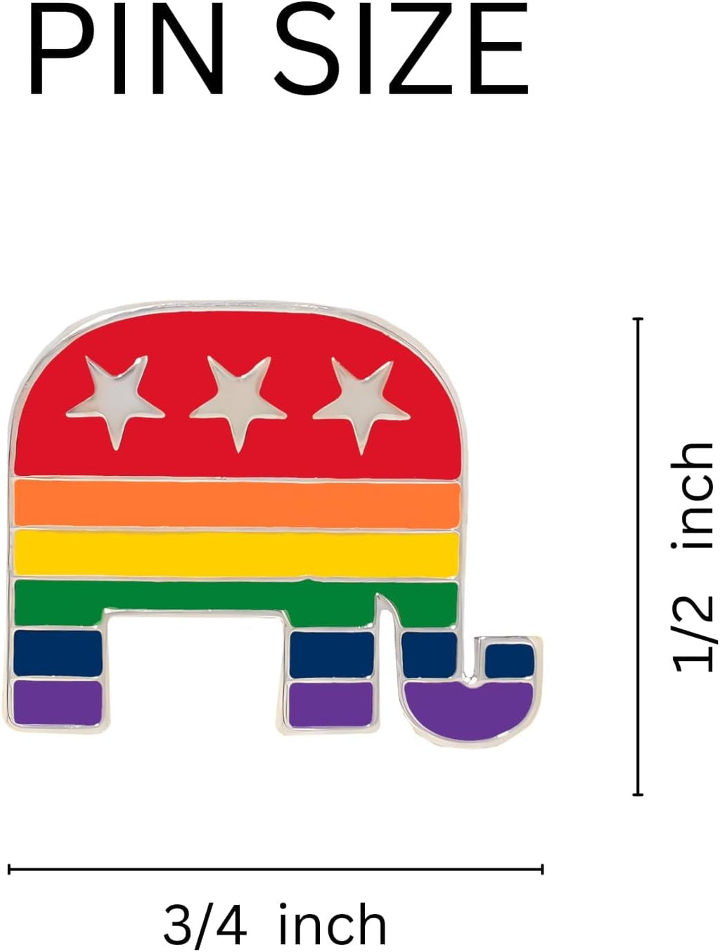 1/2/5/10/25/50/100pcs Pride Rainbow Pins for LGBTQ+ Gay Pride - Raise Awareness - Show Support at Parades, Marches, and Beyond - Durable Vibrant Design for All Occasions