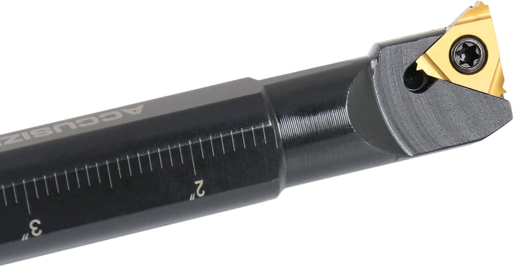 Accusize Industrial Tools 3/4'' Shank Indexable Thread Tool Set, 12Pcs Un Internal Thread Right, 0028-0284