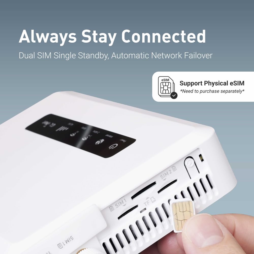 GL.iNet GL-BE9300(Flint 3) Tri-Band WiFi 7 Router & GL.iNet GL-X3000 (Spitz AX) Cellular 5g Router