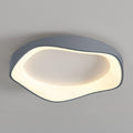 Three-Color Dimming Ceiling Light Side Emitting Design Lighting Ceiling Lamp Creative Modern Minimalist Flat Ceiling Light Fixture for Living Room Bedroom Dining Room Study Room(A Gray,42cm)