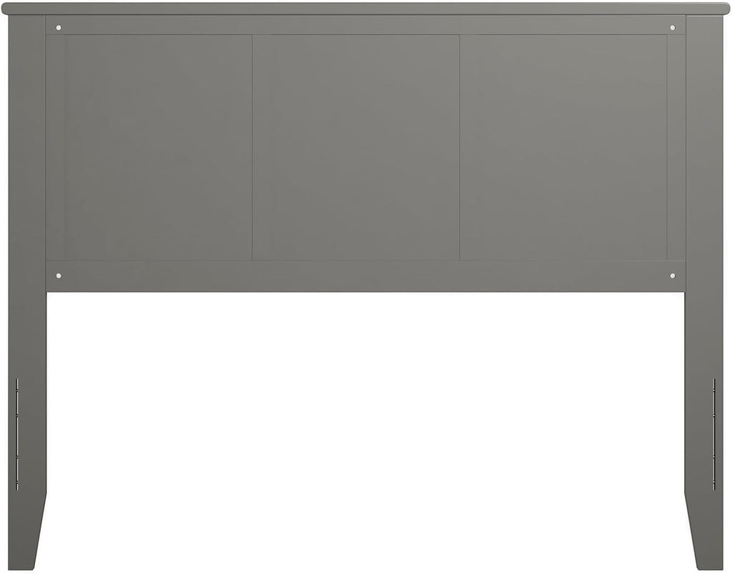 AFI, Madison Full Solid Wood Panel Headboard, Grey