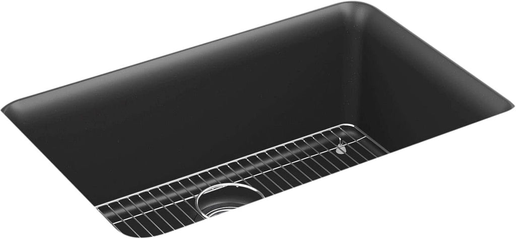 Kohler 28000-CM7 Cairn® 27-1/2' undermount single-bowl kitchen sink, Matte Graphite