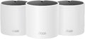 TP-Link Deco X15 Dual-Band AX1500 WiFi 6 Mesh Wi-Fi System | Replaces Routers and Extenders | Covers up to 5,600 sq.ft. | 2 Gigabit Ports per Unit, Supports Ethernet Backhaul, 3-Pack