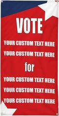 Custom Vertical Vinyl Banner Multiple Sizes Vote Elect Election State Representative Political Outdoor Weatherproof Industrial Yard Signs 10 Grommets 144x60Inches