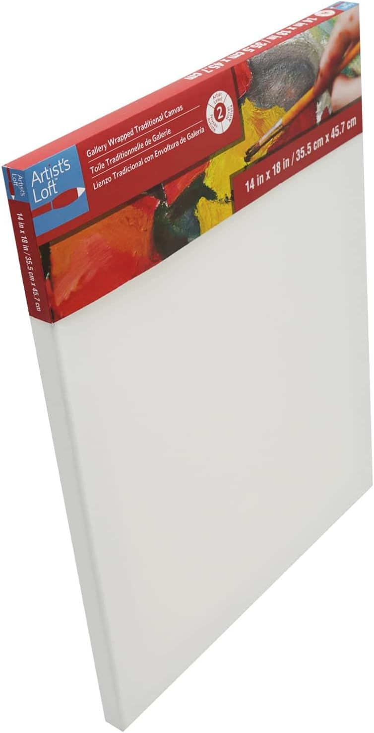 Artist's Loft Level 2 Gallery Wrapped Traditional Canvas, 12 Pack