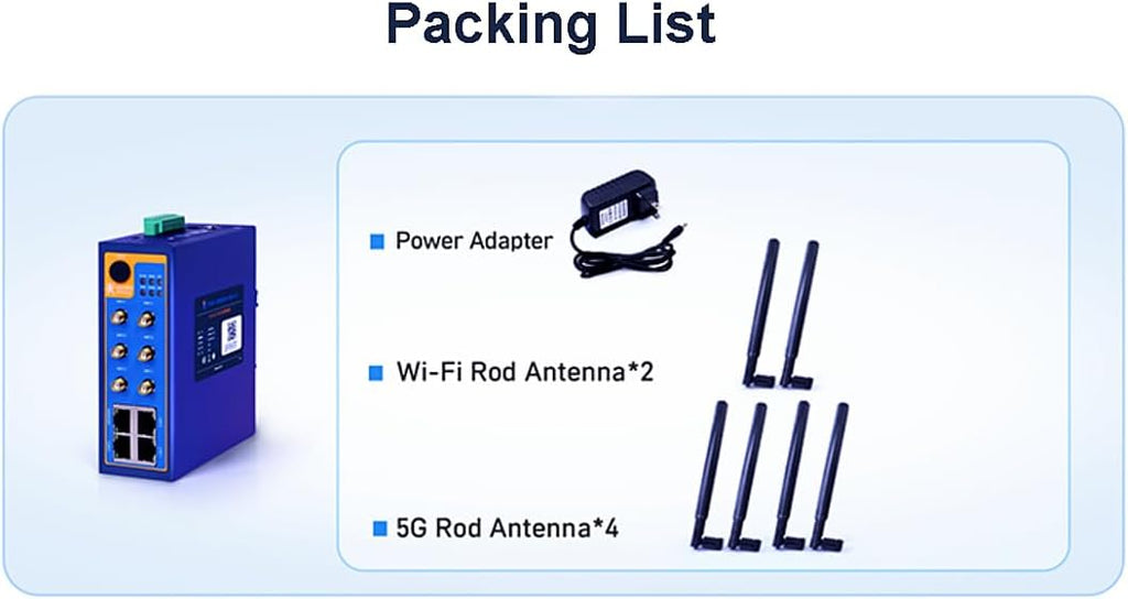5G Multi-Port Industrial Cellular Router USR-G816 with Ultrafast Speed Experience X 1 Set