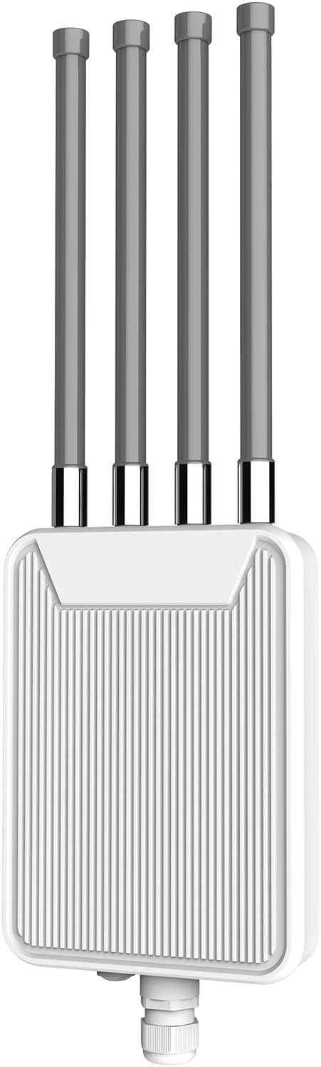 Yoidesu R5 Mode 3000M WiFi Router, 4 Dual Band 7dBi High Gain Antennas Routers for Wireless Internet, PoE Wireless Internet Router for Indoors Outdoors Farms Estates (US Plug)