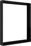 Metal Floating Frame for 30x60 Canvas Oil Paintings, DIY Canvas Frame with 1.5' Deep for Prints Wall Art/Portrait/Landscape Living Room Bathroom Kitchen Decor (Black)