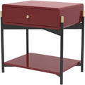Nightstand Iron Golden Nightstand Coffee Sofa End Bedside Table Home Furniture Cabinet Cupboard Bedroom Full of Stars