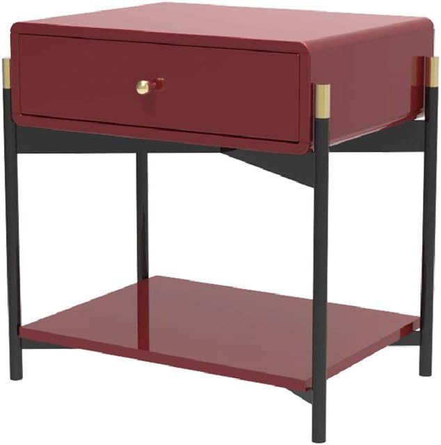 Nightstand Iron Golden Nightstand Coffee Sofa End Bedside Table Home Furniture Cabinet Cupboard Bedroom Full of Stars
