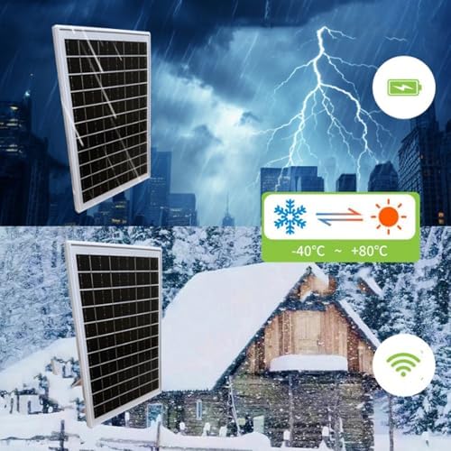 Solar WiFi Router with SIM Card Slot – Outdoor 4G LTE Modem Repeater with 15W Panel, 25600mAh Battery, IP66 Water Proof for Camping RV Internet Access 50M Range