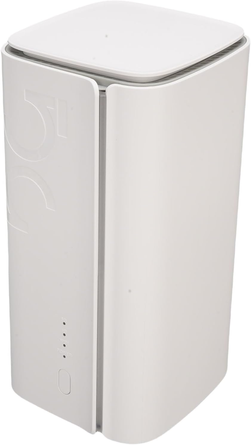 Sanpyl 5G CPE Router with SIM Card Slot, NSA SA WiFi 6 2.4GHz 5.8GHz Dual Band Modem for Home Office Indoor, Wireless Internet Router Support 50 Users (US Plug)