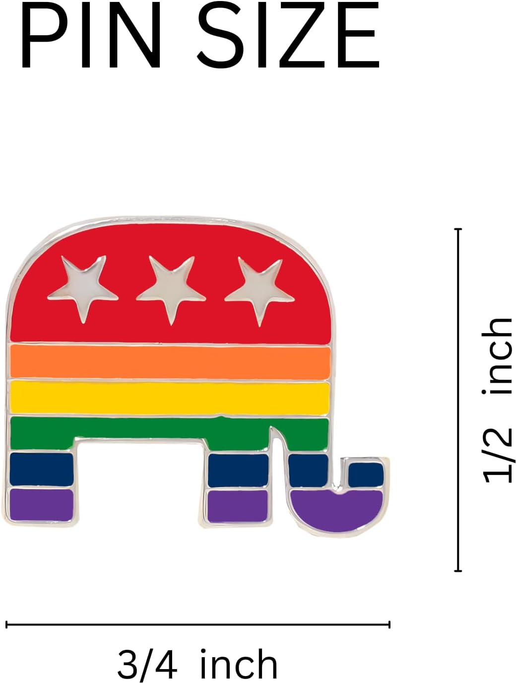1/2/5/10/25/50/100pcs Pride Rainbow Pins for LGBTQ+ Gay Pride - Raise Awareness - Show Support at Parades, Marches, and Beyond - Durable Vibrant Design for All Occasions