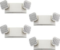 Lithonia Lighting Basics LED Emergency Light, Dual Adjustable Heads, Wall Mount, Damp Rated, 90-Min Backup, 120/277V, White, 4-Pack (EU2C CP4), Deal for stairways, hallways, and Egress Paths
