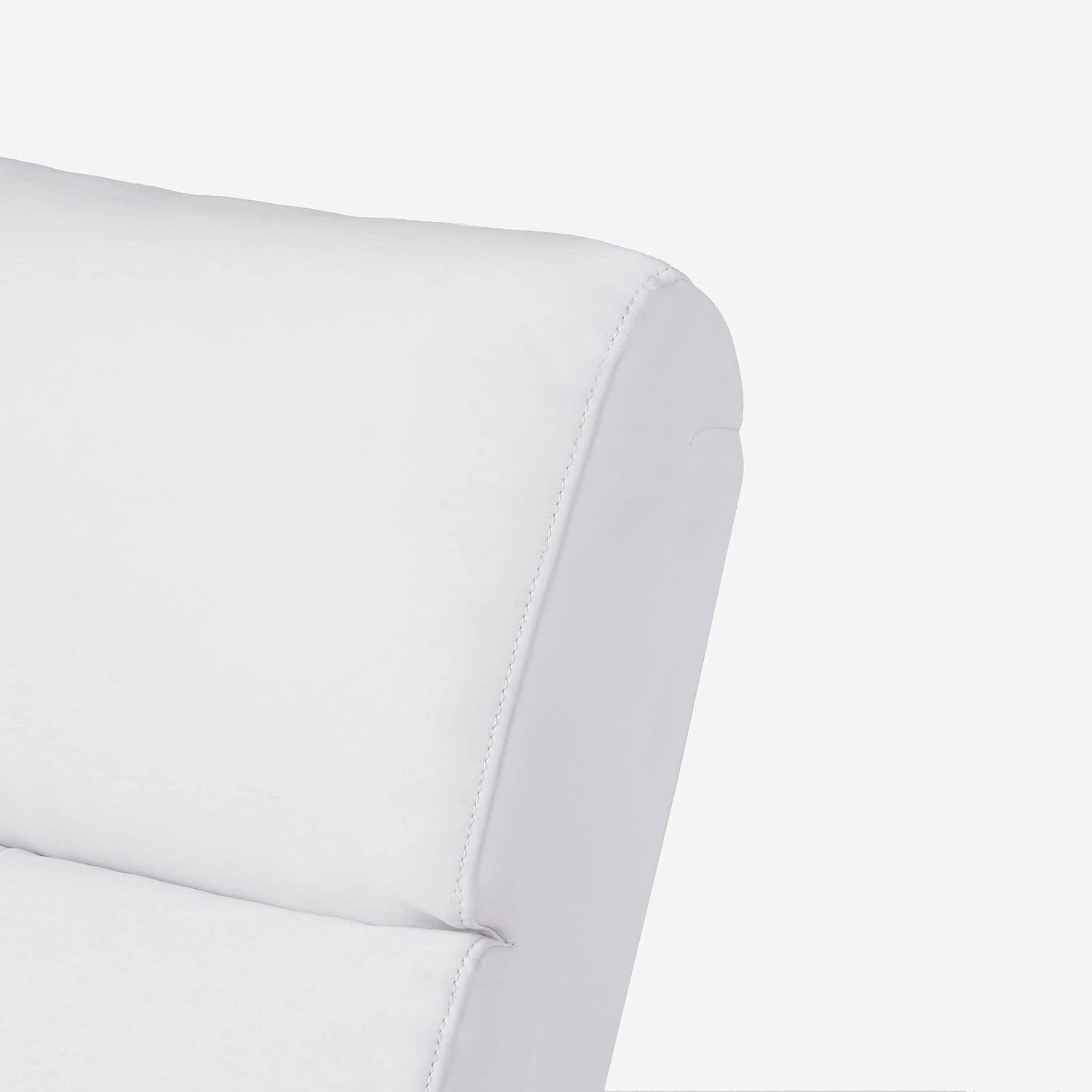 Christopher Knight Home Samedi PU Recliner, White 26.25D x 37.25W x 40H in