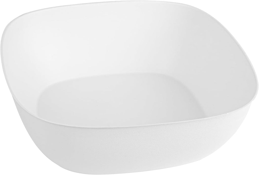 Indo 6.3 Inch Square Palm Plates, 100 Microwavable Palm Leaf Dinner Plates - Freezable, No PFAS Added, Areca Palm Leaf Plates, Oven-Ready, For Hot & Cold Foods - Restaurantware