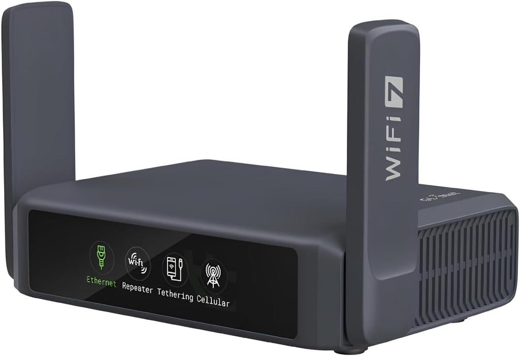 GL.iNet GL-BE6500 (Flint 3e) WiFi 7 Router & GL.iNet GL-BE3600 (Slate 7) Portable Travel Router