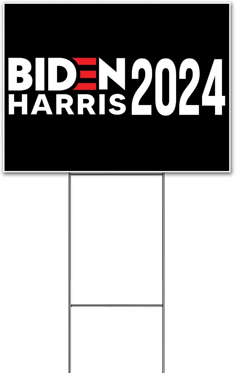 Biden Harris 2024 (18' x 24') Yard Sign, Quantity Discounts, Multi-Packs, Includes Metal Step Stake, Bandit, New, Advertising, USA | Election, Political, Democrat, Vote