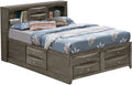 Glory Furniture Marilla Full Storage Bed in Gray