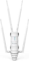 WAVLINK AC1200 Outdoor WiFi Extender, Weatherproof Dual Band Outdoor Access Point with POE, High Power Long Range WiFi Extender Signal Booster, 4x7dBi Antennas, AP/Router/Repeater Mode