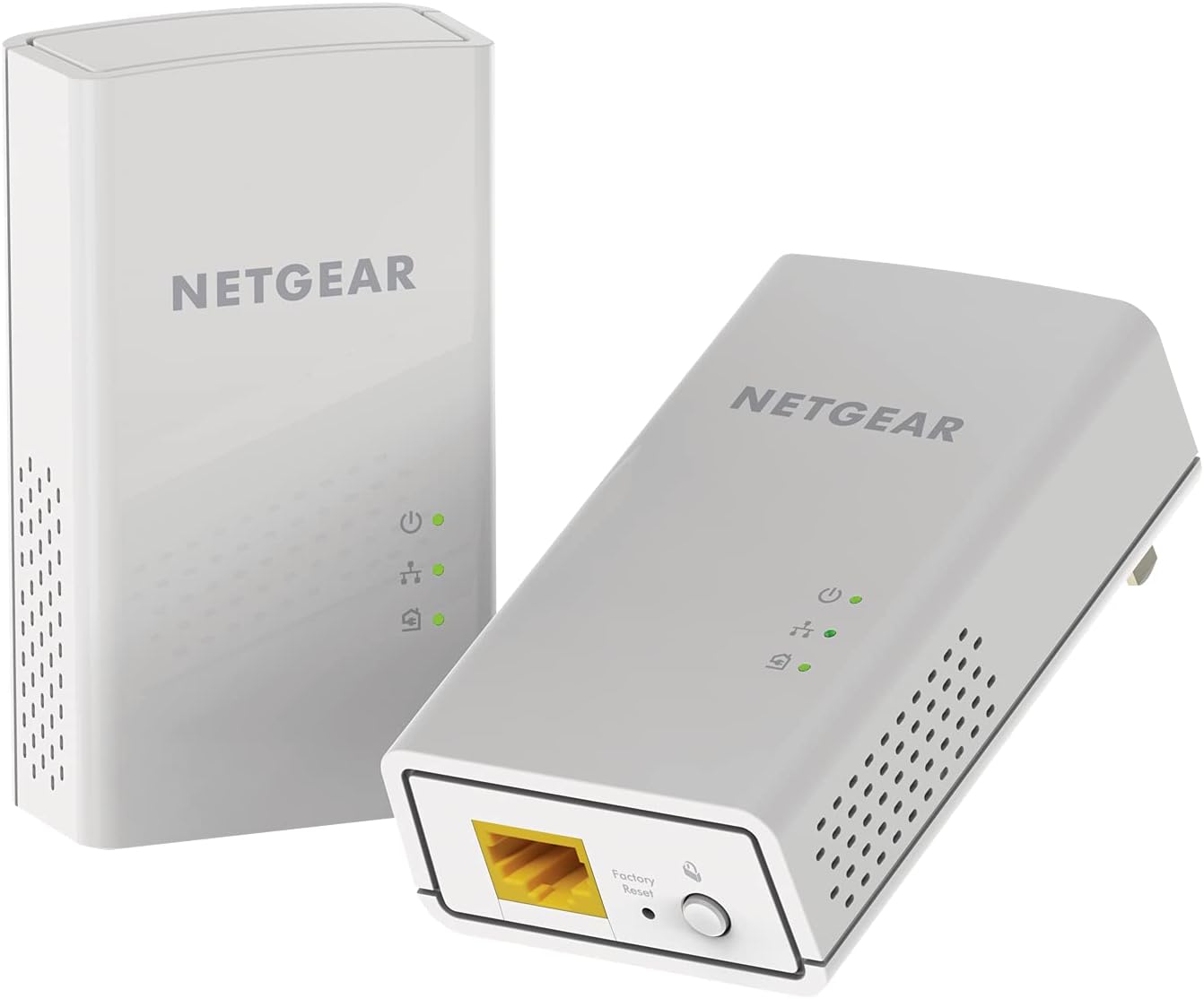 NETGEAR Powerline Adapter Kit, 1000 Mbps Wall-Plug, 1 Gigabit Ethernet Ports (PL1000-100PAS)