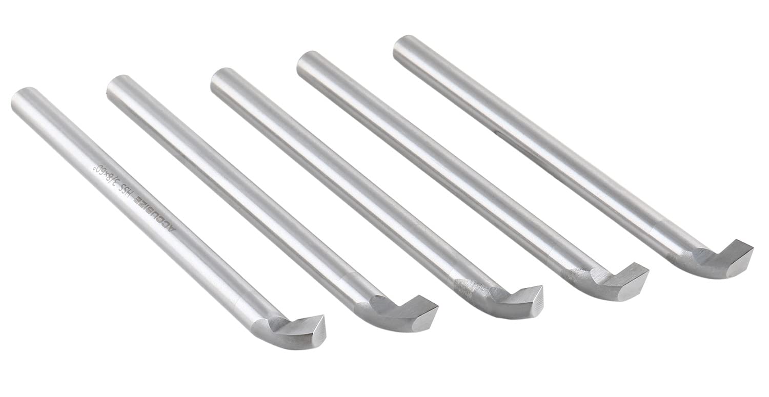 Accusize Industrial Tools 3/8 inch 6 pcs H.S.S. Internal Threading and Boring Tool Set, 2663-2003