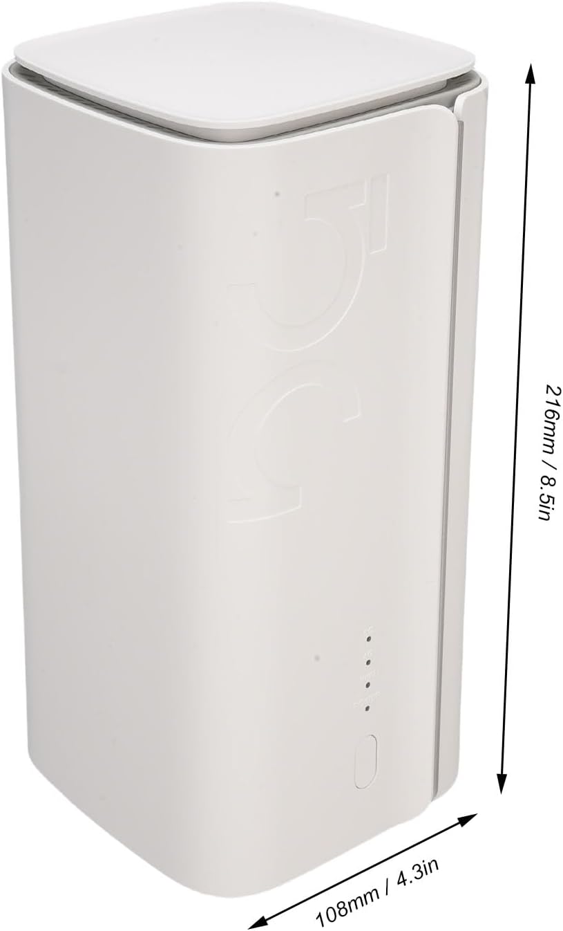 5G CPE Router with SIM Card Slot,Dual Band Portable Cellular Router,NSA SA WiFi 6 5G Routers Dual Band Cellular Modem for Home Office Indoor Wireless Internet