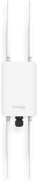 EnGenius ENH1350EXT Wi-Fi 5 AC1300 Outdoor Access Point - IP67 Weatherproof, Dual-Band Long Range Extender, MU-MIMO, PoE Injector & Mounting Kit Included