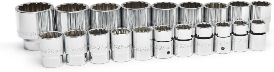GEARWRENCH 3/4 Drive 20 Piece 12 Point Socket Set MM | 80845
