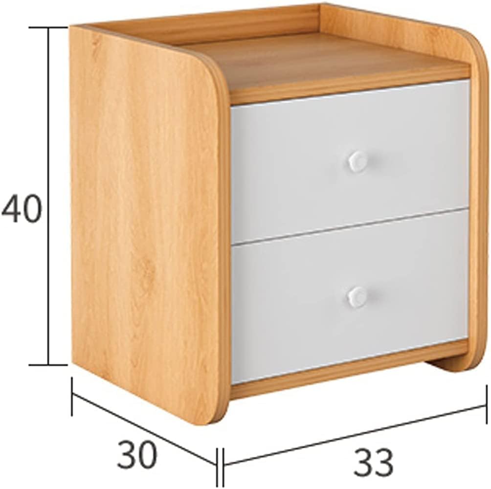 Nightstand Bedside Furniture Storage Cabinet Two-Layer Simple Nightstand for Home Bedroom Bedside Cabinet Side Table Night Stand Nightstand Present Full of Stars