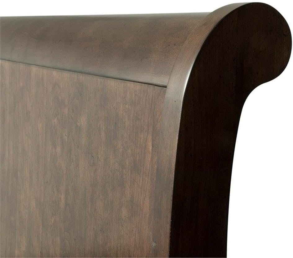 Liberty Furniture Industries Rustic Traditions Queen Sleigh Bed, Cherry