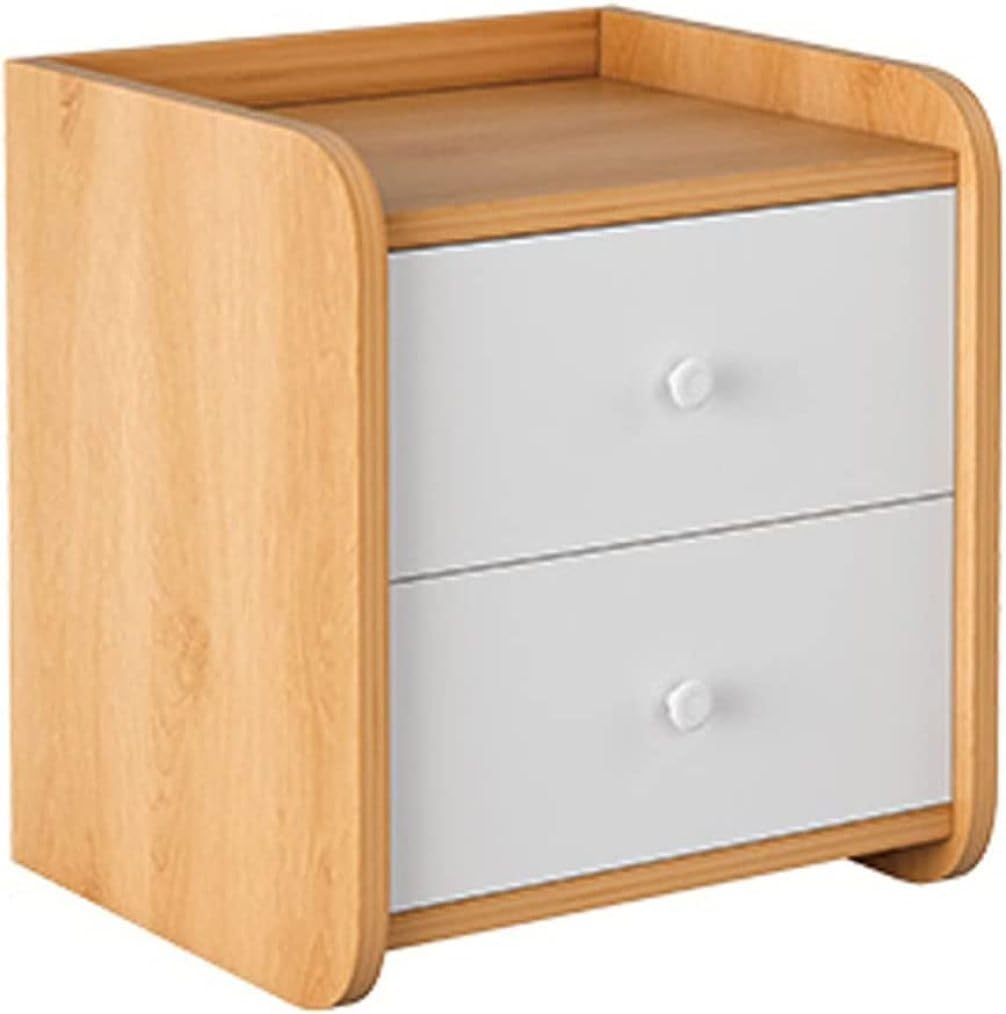 Nightstand Bedside Furniture Storage Cabinet Two-Layer Simple Nightstand for Home Bedroom Bedside Cabinet Side Table Night Stand Nightstand Present Full of Stars