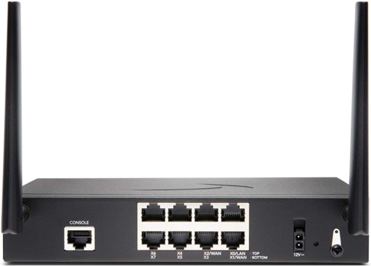 SonicWall TZ370W Wireless SecureUpgradePlus | 3YR Essential Edition | TZ370W Gen7 Firewall with 3 Year Essential Protection Service Suite | SMB Unit with SD-WAN and Malware Protection (02-SSC-6833)