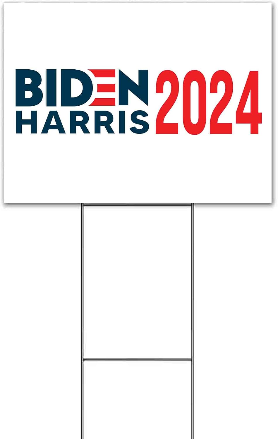Biden Harris 2024 (18' x 24') Yard Sign, Quantity Discounts, Multi-Packs, Includes Metal Step Stake, Bandit, New, Advertising, USA | Election, Political, Democrat, Vote