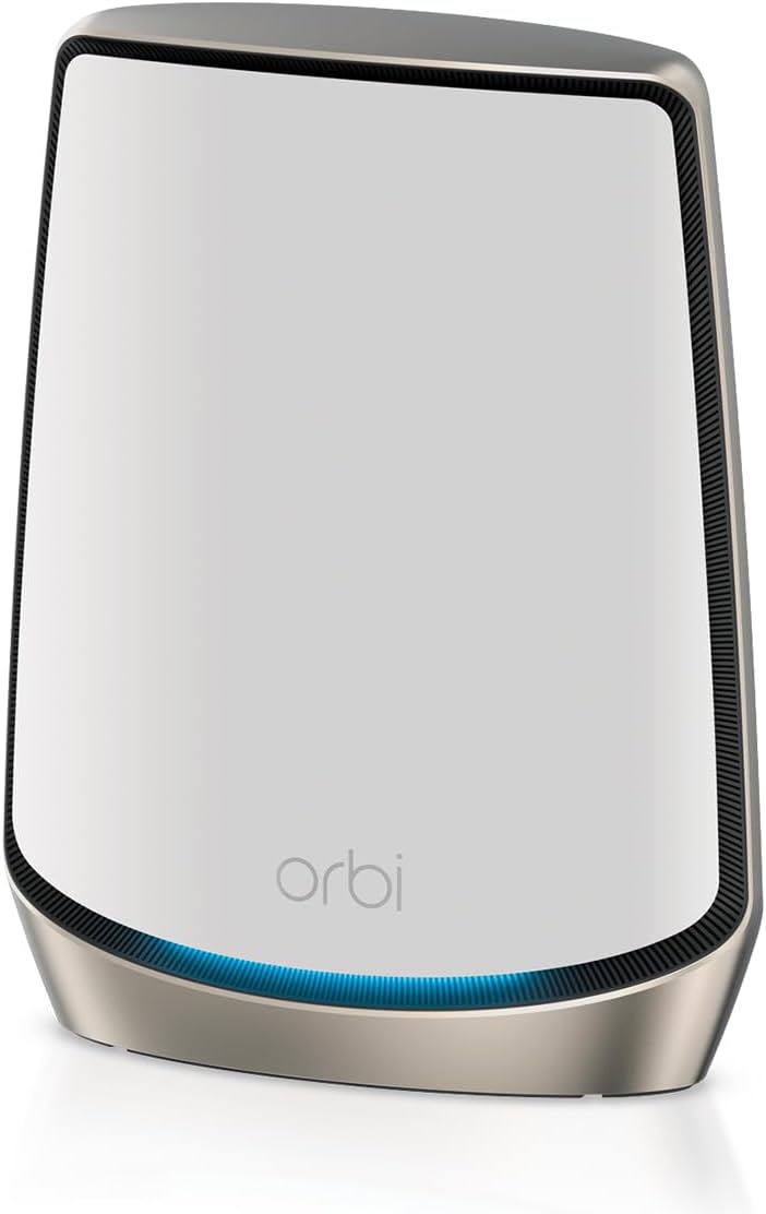 NETGEAR Orbi Tri-Band WiFi 6 Router (RBR860S) - Coverage up to 2,700 sq. ft, 100 Devices -10 Gig Internet Port - AX6000 802.11ax (up to 6Gbps) (Renewed)