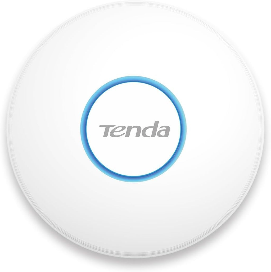 Tenda AX3000 WiFi 6 Wireless Access Point | Ceiling Mount Access Point for Future-Proof Business Network | 1G PoE Port | DC Adapter Included | Cloud Managed | WPA3 | VLAN | Seamless Roaming (i27)