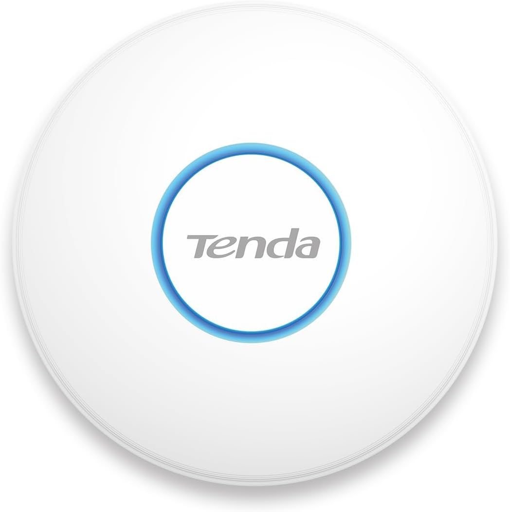 Tenda AX3000 WiFi 6 Wireless Access Point | Ceiling Mount Access Point for Future-Proof Business Network | 1G PoE Port | DC Adapter Included | Cloud Managed | WPA3 | VLAN | Seamless Roaming (i27)