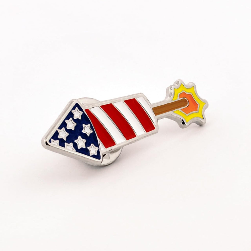 PinMart Patriotic 4th of July American Flag Enamel Lapel Pin Collection – USA Flag Pins Set for Hats, Backpacks, Jackets, Lanyards, Independence Day Holiday Gifts, Party Favors