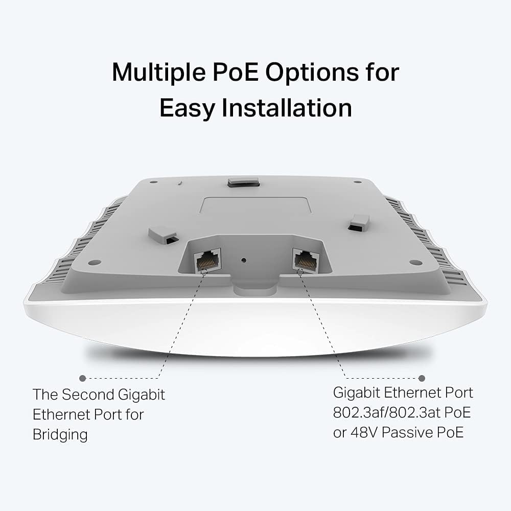 TP-Link EAP245 (5-Pack) Omada AC1750 Gigabit Wireless Access Point Business WiFi Solution w/Mesh Support, Seamless Roaming & MU-MIMO PoE Powered SDN Integrated Cloud Access & Omada App