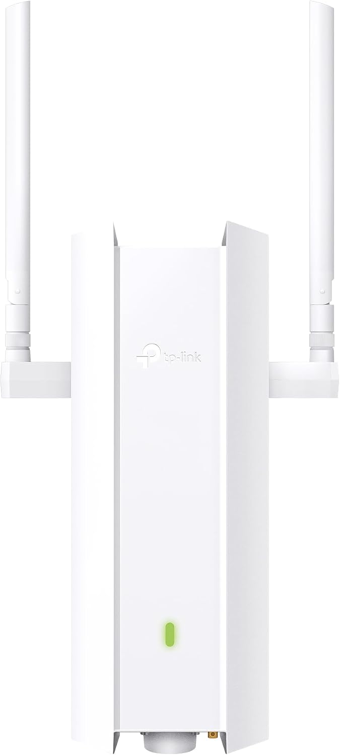 TP-Link Omada Long Range Outdoor Access Point - WiFi Extender Universal Compatible, WiFi 6 AX1800 High Density, Up to 3,500 sq.ft, IP68 Weatherproof, PoE Powered(EAP625-Outdoor HD)