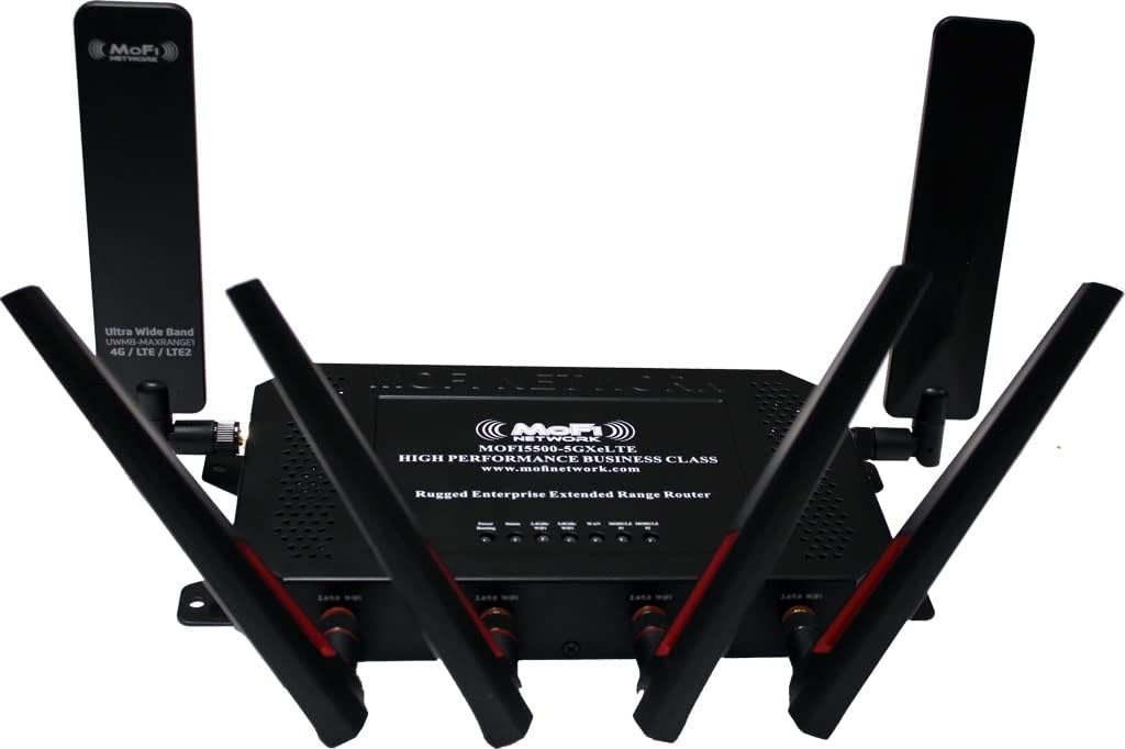 MOFINETWORK MOFI5500-5GXeLTE-RM520 4G LTE 5G Cellular Router | Compatible with Verizon, AT&T, T-Mobile, and More