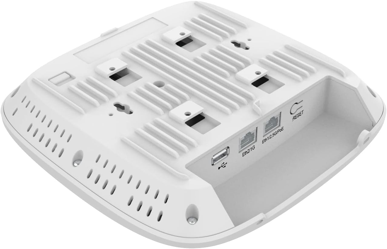 Cambium Networks XE3-4 Indoor Tri-Radio Wi-Fi 6/6E Access Point - 802.11ax 2x2/4x4 5GHz/6 GHz, Omnidirectional Antenna, 2.5 GbE + 1 GbE Ethernet, Cloud MGMT, 6.6 Gbps Data Rate, High Capacity (CA)