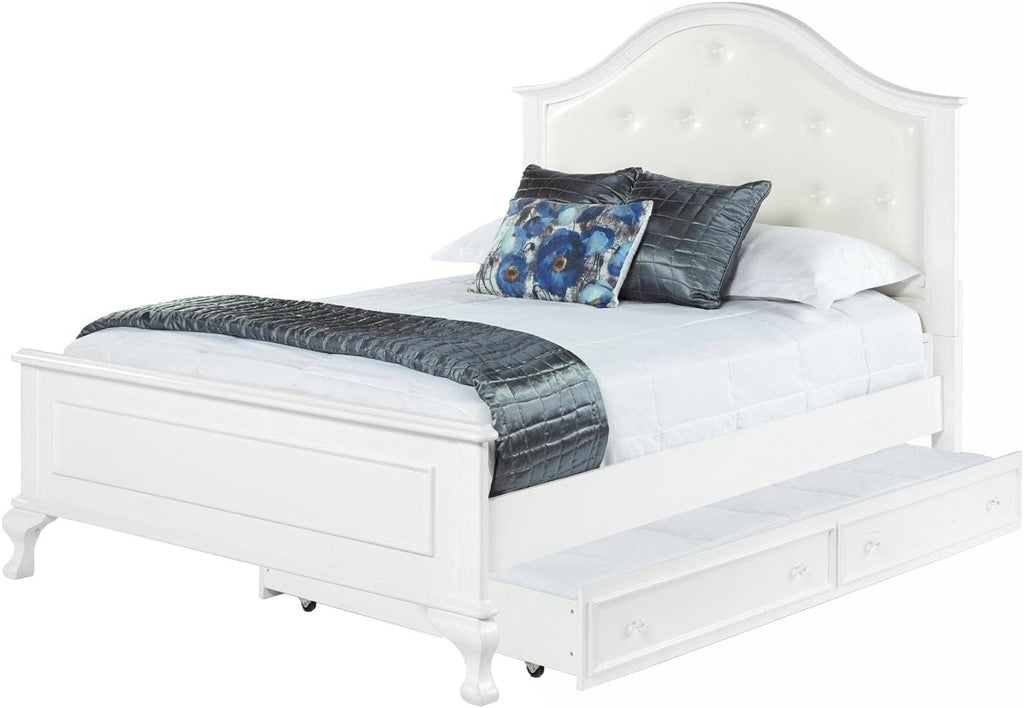 Picket House Furnishings Jenna 6 Piece Full Bedroom Set in White
