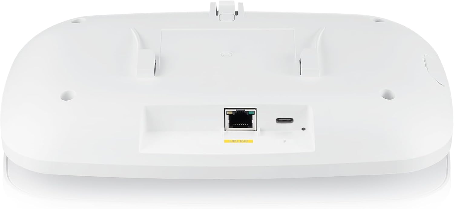 Zyxel BE6500 WiFi 7 Dual-Radio Access Point, Dual-Optimized Antenna, Manageable via Nebula Web/App, On-Premises Controller, or Device's Local Interface [WBE510D]