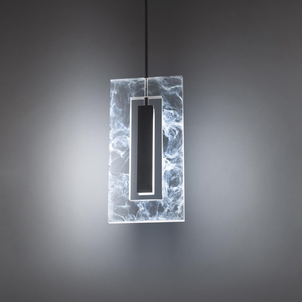 Modern Forms PD-28216-BK Cambria - 16W 1 LED Mini Pendant in Modern Style-16 Inches Tall and 1.25 Inches Wide
