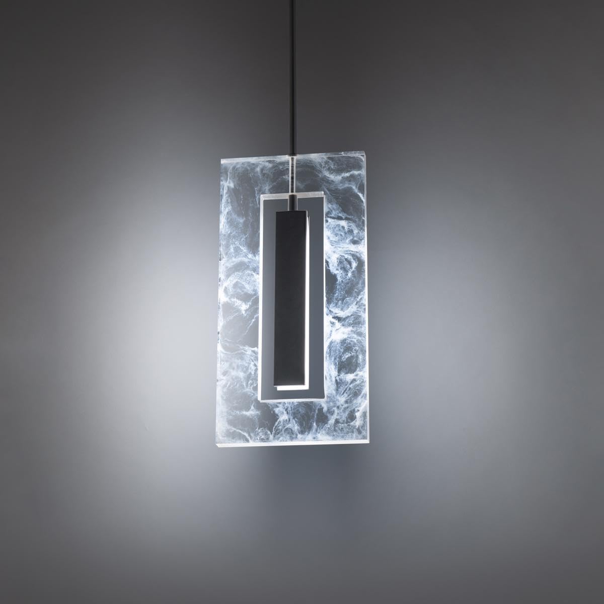 Modern Forms PD-28216-BK Cambria - 16W 1 LED Mini Pendant in Modern Style-16 Inches Tall and 1.25 Inches Wide