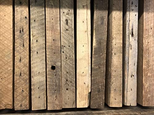 Urban Legacy Accent Shelves | Reclaimed Barn Plank | Set of 2 with Full Brackets (Natural 24'x 4.5'x 2')