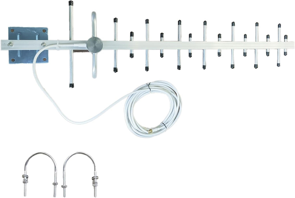 Maswell High-Gain 5G/4G Yagi Directional Antenna - 12dBi, 700-4000MHz | External Antenna for GSM LTE 4G 5G Routers & Gateways | for T-Mobile Home Internet, Verizon, AT&T | 5M SMA Cable